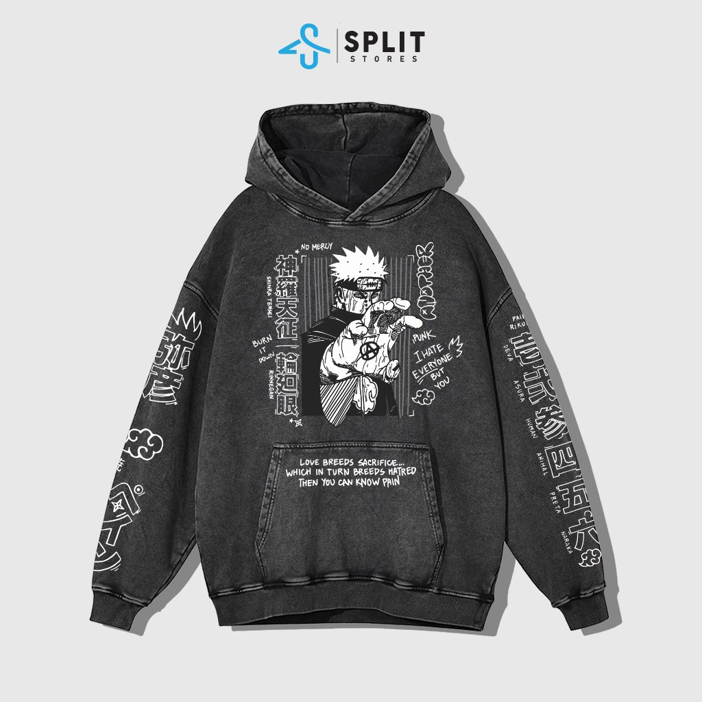 Pain Vintage Hoodie / Naruto